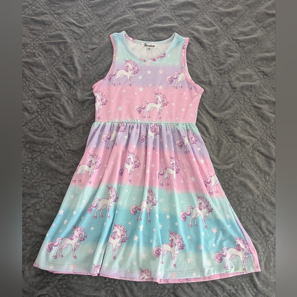 NWT Jxstar Pastel Unicorn Dress